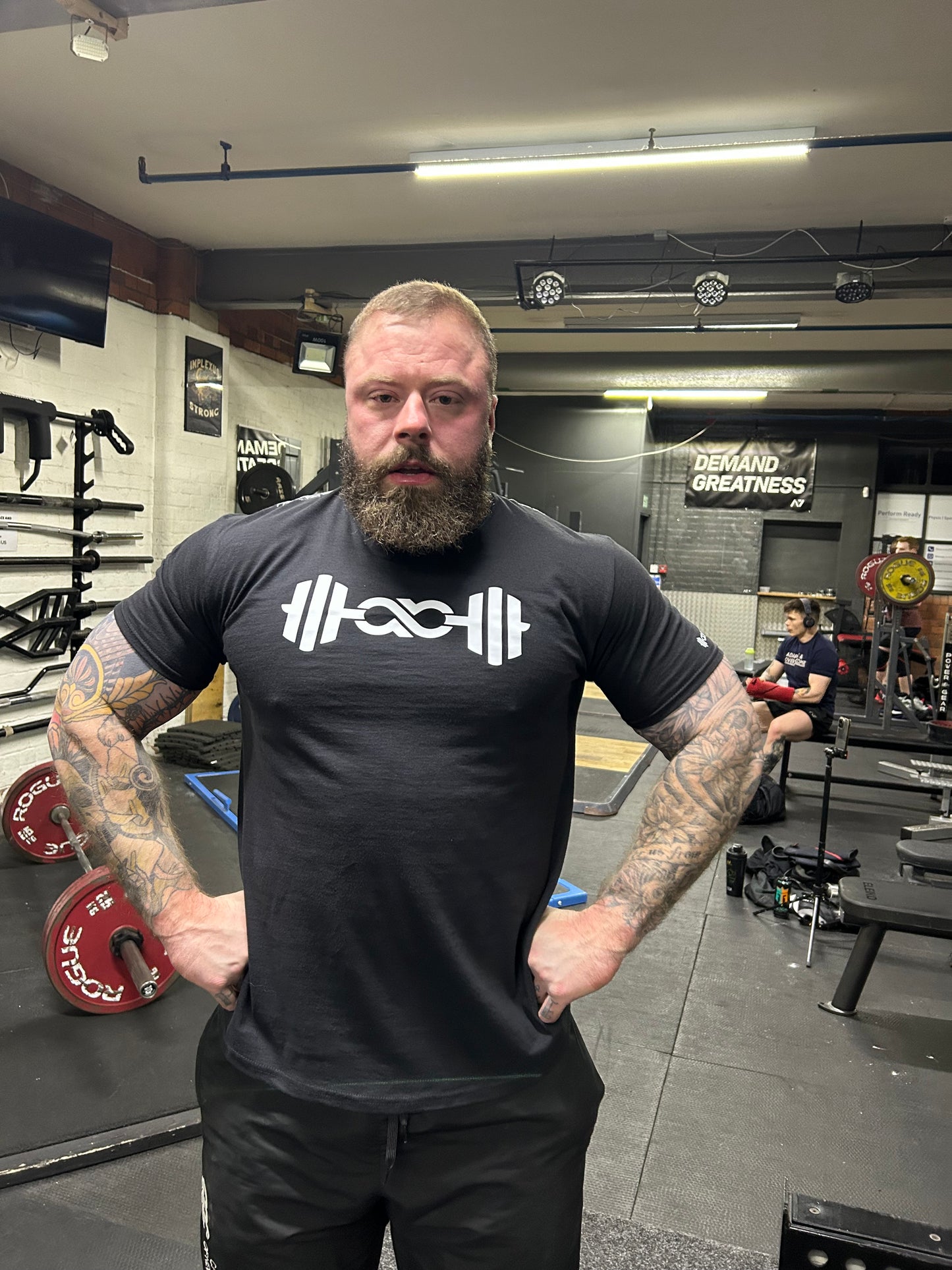 "The Pioneer" Black short sleeve Competition T-Shirt